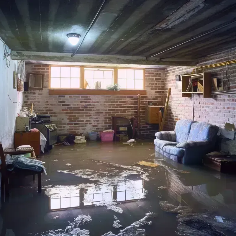 Flooded Basement Cleanup in Teaticket, MA